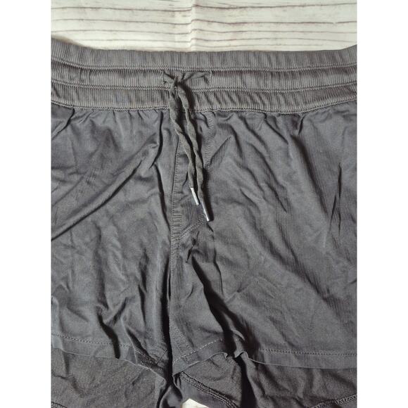 The North Face Shorts Womens Large Black FlashDry Nylon Athletic Active Running - Picture 2 of 10
